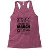 Born In March Racerback Tank