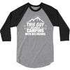 This Guy Loves Camping With His Friend 3/4 Sleeve Shirt