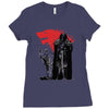 the king and the white wol Ladies Fitted T-Shirt