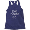 good looking kid Racerback Tank