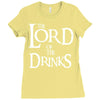 lord of the drinks Ladies Fitted T-Shirt