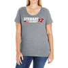stewart colbert '12 Ladies Curvy T-Shirt