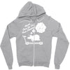 never give up on dreams ladies fitted Zipper Hoodie