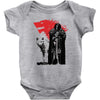 the king and the white wol Baby Bodysuit