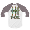 hi there 3/4 Sleeve Shirt