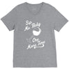 sip me baby one more time wine glass V-Neck Tee