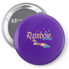 rainbow road Pin-back button