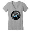mountain bike Women's V-Neck T-Shirt