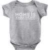 home is where the wifi Baby Onesie
