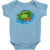 sticky wheelz Baby Onesie