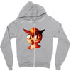 brid funny logo Zipper Hoodie