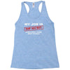my job is top secret Racerback Tank