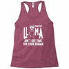 nurse lama Racerback Tank