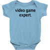 video game expert t shirt 3xl funny xbox ps3 nerdy geeky wii cod snipe Baby Onesie