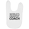 worlds okayest coach Baby Bibs
