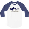my cat ate your stick family 3/4 Sleeve Shirt