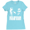 the blues brothers inspired on a mission from god funny Ladies Fitted T-Shirt
