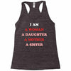 i Am A Woman A Daughter A Mother A Sister Racerback Tank