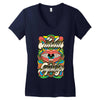 modern grafikdesign Women's V-Neck T-Shirt