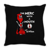 merc with a mouth Throw Pillow