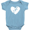 broken heart xxx Baby Bodysuit