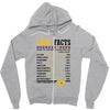 Leo Facts Zodiac Zipper Hoodie