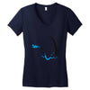 Fish Holdup Women's V-Neck T-Shirt
