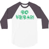 go vegan 4 3/4 Sleeve Shirt