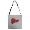 liver cancer awareness Adjustable Strap Totes