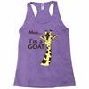 moo, i'm a goat Racerback Tank
