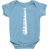 piano tie Baby Onesie