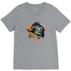 shark knight graphic V-Neck Tee