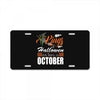 Halloween Kings Are Born In October License Plate