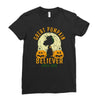 great pumpkin believer Ladies Fitted T-Shirt