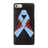 stomach cancer ribbon and rose iPhone 7 Case