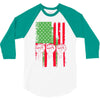fist raised and proud! 3/4 Sleeve Shirt