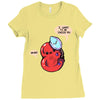 virus loves you this much Ladies Fitted T-Shirt