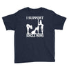 i support single moms Youth Tee