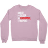 eat sleep liverpool Crewneck Sweatshirt