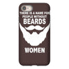 funny beards printed iPhone 8