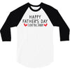 Happy Father's Day I Love Daddy Onesie-Father's Day 3/4 Sleeve Shirt