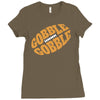 gobble gobble football herren Ladies Fitted T-Shirt