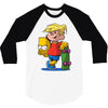 bart simpson 3/4 Sleeve Shirt