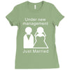 under new management   just married Ladies Fitted T-Shirt
