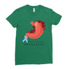 stomach cancer awareness Ladies Fitted T-Shirt