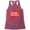 simpe solution Racerback Tank