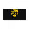 poof movie batman License Plate
