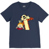Calvin and hobbes V-Neck Tee
