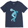 astronaut discus throwing V-Neck Tee