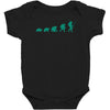 evolution of turtles Baby Bodysuit